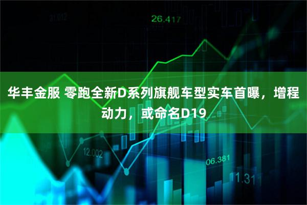 华丰金服 零跑全新D系列旗舰车型实车首曝，增程动力，或命名D19