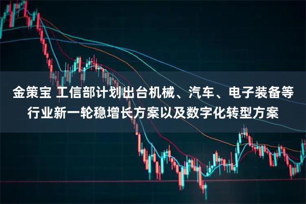 金策宝 工信部计划出台机械、汽车、电子装备等行业新一轮稳增长方案以及数字化转型方案